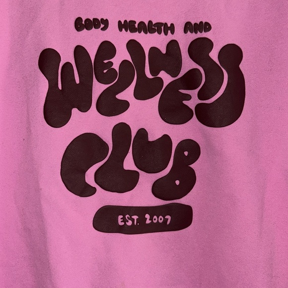 Cotton In BODY Pink Crewneck Wellness Club Sweatshirt - Picture 4 of 12